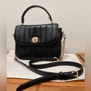 Coach Marlie Top Handle Satchel With Quilting